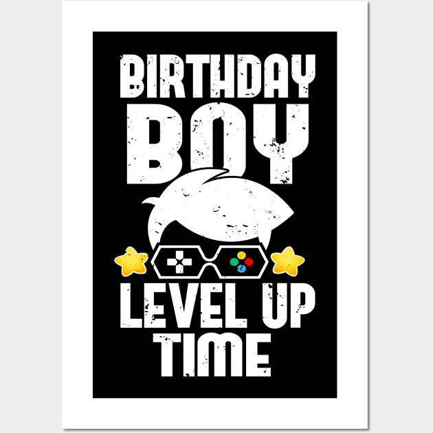 Birthday Boy Gamer Wall Art by PixelArt